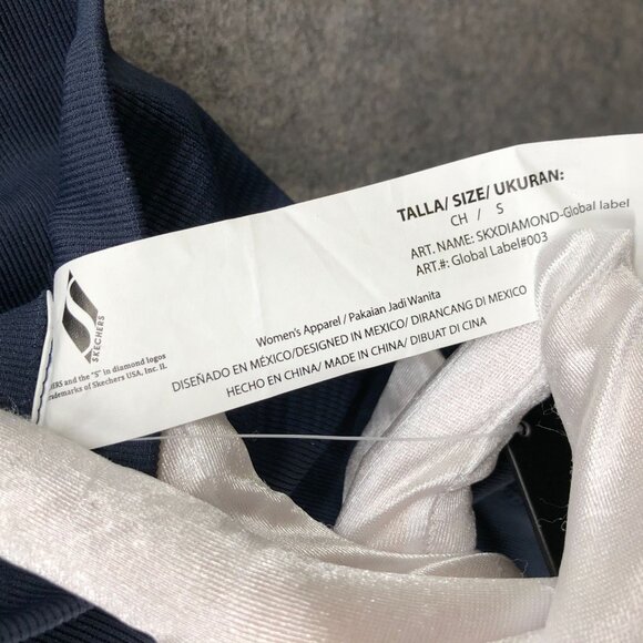 NWT Skechers Go Walk High Waisted Leggings Womens S Navy Blue Seamless Active - Picture 10 of 11